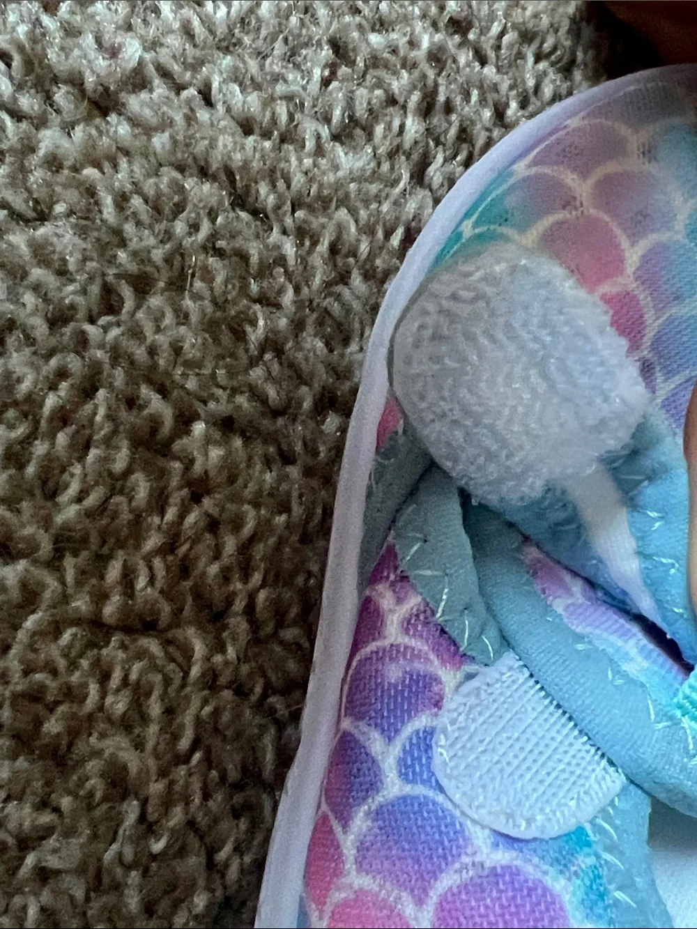 Toddler 5 in length Mermaid-Scale Water Shoes - Blue Pink Purple